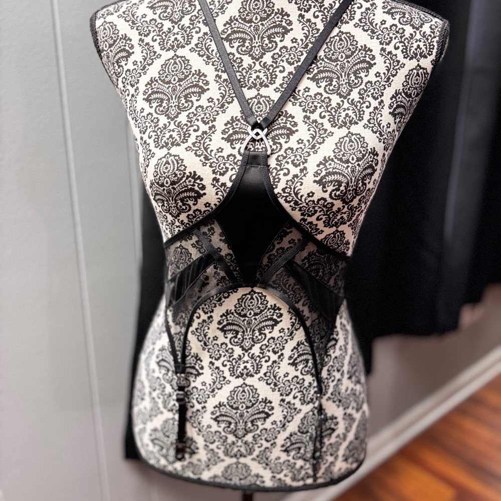 Honey Birdette Black Lace Harness Lingerie